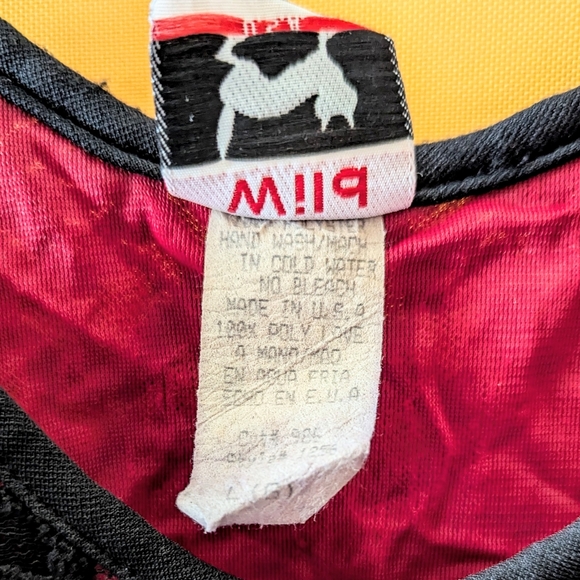 Vintage Y2K Lace Cami Tank Top Black Crimson Red Whimsigoth Witchy Goth Floral L - Picture 6 of 9